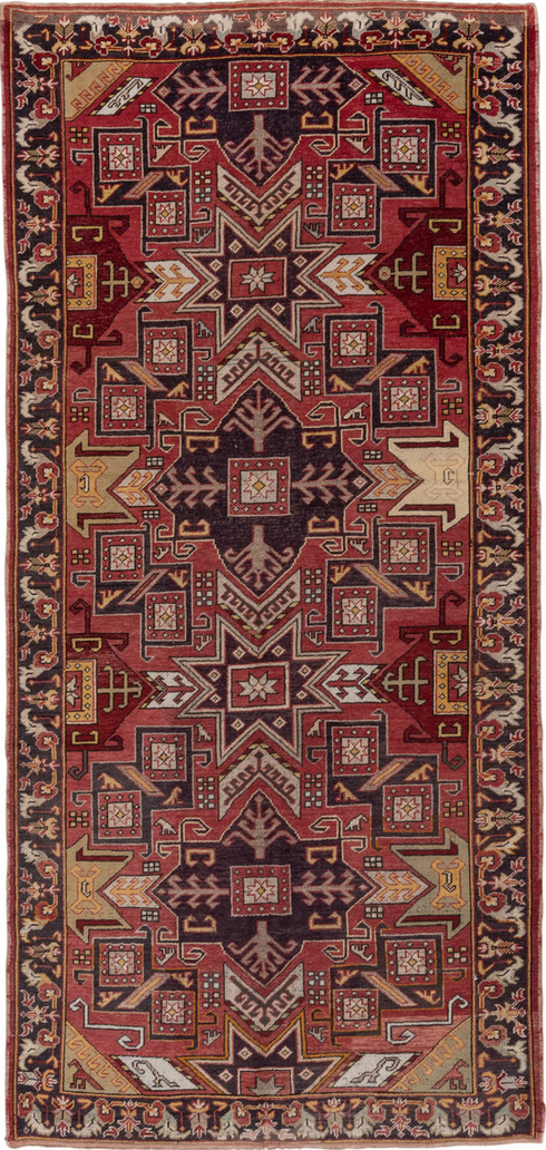Vintage Oushak Runner Rug (5' x 10')